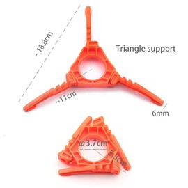 HIRAY Canister Stand Fuel Can Stabilizer Gas Tank Bracket Stove Standard Bottle Shelf Stand Tripod Folding Canister Stand (Green) (6688-OR)