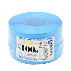 Konya Shoji PP Band, Blue, 0.6 inches (15 mm) x 392.4 ft (100 m) (For Handicrafts)