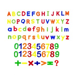 Magnetic Letters and Numbers,108 Pcs Fridge Magnets for Kids Alphabet Magnets Magnetic Numbers Magnetic Scrabble Letters for Fridge and Magnetic Board for Educational Learning Tools for Kids