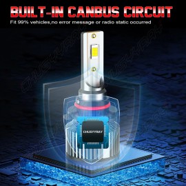 CHUSYYRAY For Toyota RAV4 2013-2015 Combo LED Headlight Kit Bulb High Low Beam Fog Light