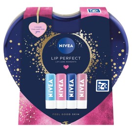 Nivea Lip Perfect 4 Piece Tin