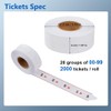Take a Number System Ticket Machine Ticket Dispenser with Stand