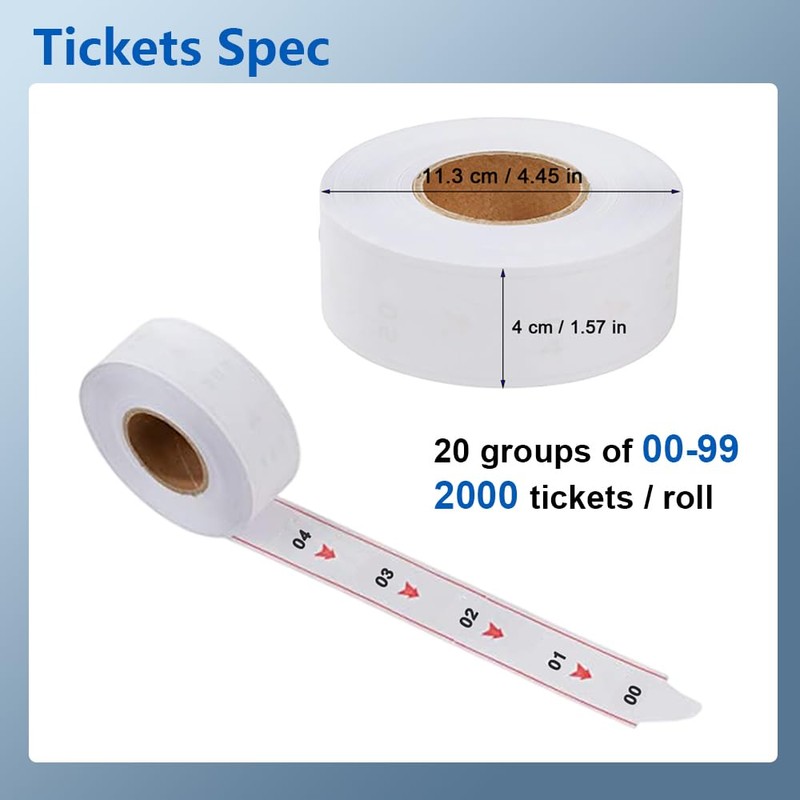 Take a Number System Ticket Machine Ticket Dispenser with Stand