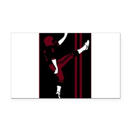 CafePress 32197683Crimson Rectangle Car Bumper Magnet