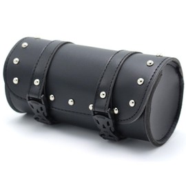 karim Front Bag, Motorcycle Bag, Tooling Holder, Tool Pouch, Side, Back, Bag, Luggage, Mounting, Small, Waterproof, PU Leather, Universal, Black