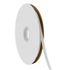 Offray Berwick 1/4" Single Face Satin Ribbon, White, 100 Yds