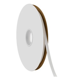 Offray Berwick 1/4" Single Face Satin Ribbon, White, 100 Yds