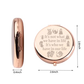 WUSUANED Anime Graphic Makeup Mirror Anime Inspired Mirror Cartoon Character Lover Gift Sung Gift