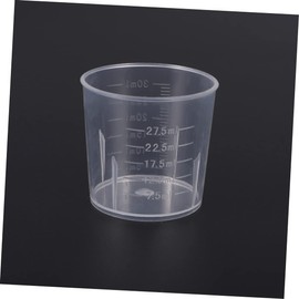 FELTECHELECTR 30ml Plastic Measuring Cups Set 30pcs Graduated Beakers for Baker Kitchen