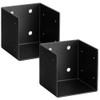 2 Pack 11 Gauge(3 mm Thick) Pergola Wall Mount Bracket