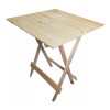 Didakta Mesita Armable De Madera, Plegable Mesa De Servicio 45x45x42