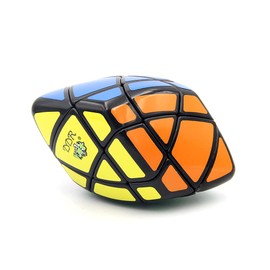 AI-YUN Curvy Rhombohedral 3x3 Speed Cube 6-axis Rhombohedral 3x3 Skewb Cube Puzzle Toys Brain Teasers Puzzles Black