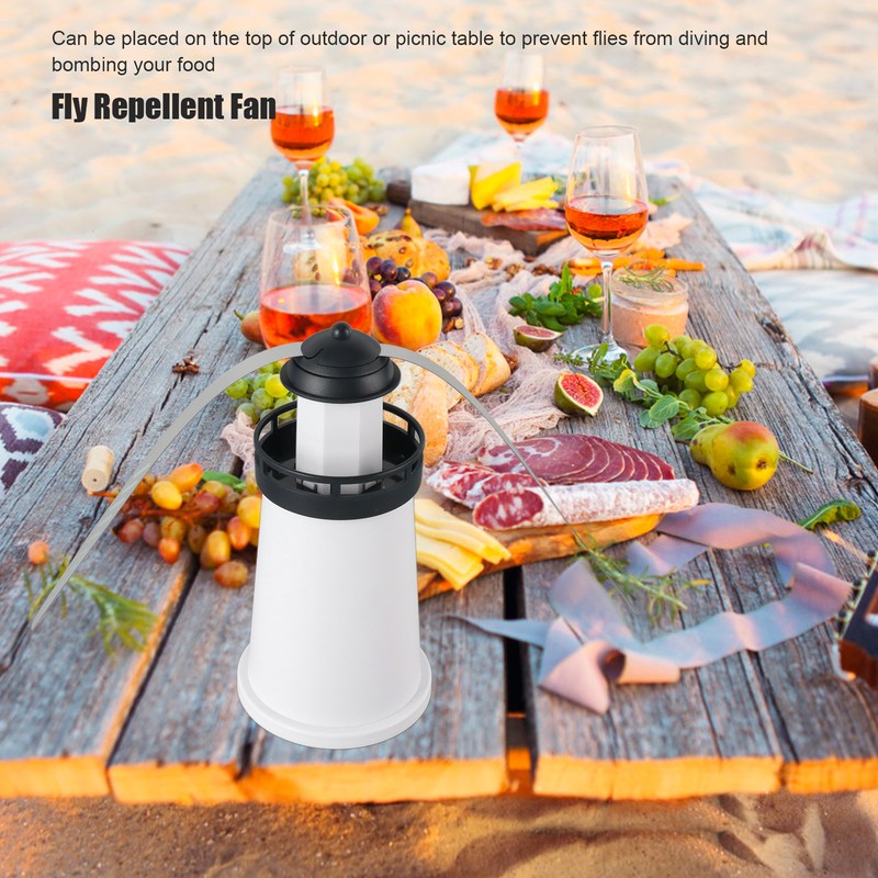 Fly Repellent Fan Outdoor Table Top Bug Repellent Fan for