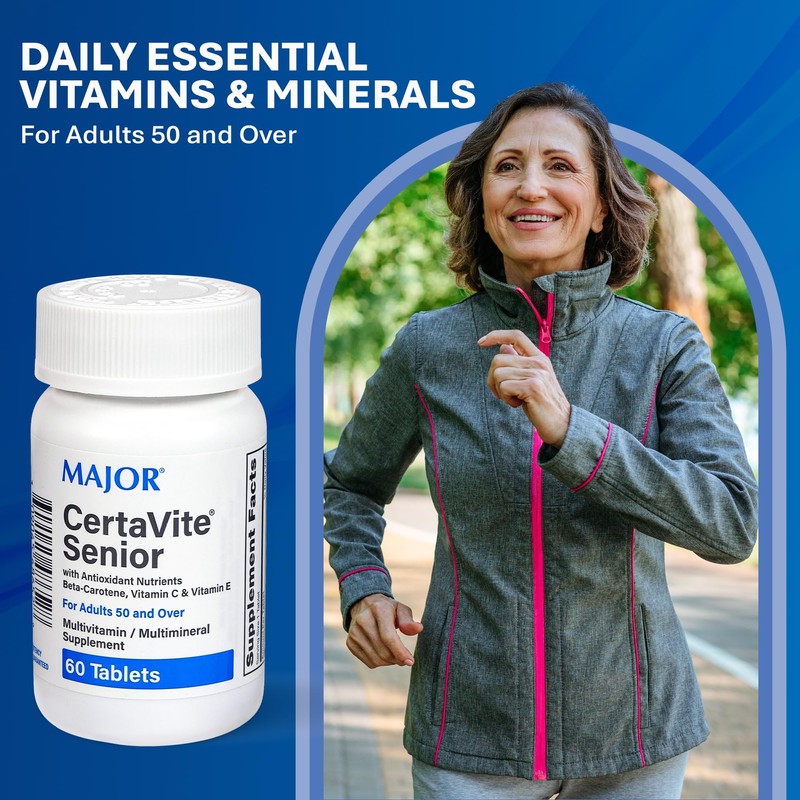 MAJOR CertaVite Senior Multivitamin with Antioxidants – Multivitamin for Women
