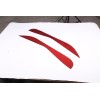 necar2020 Red Carbon Inner Door Anti Kick Panel Trim Accessories