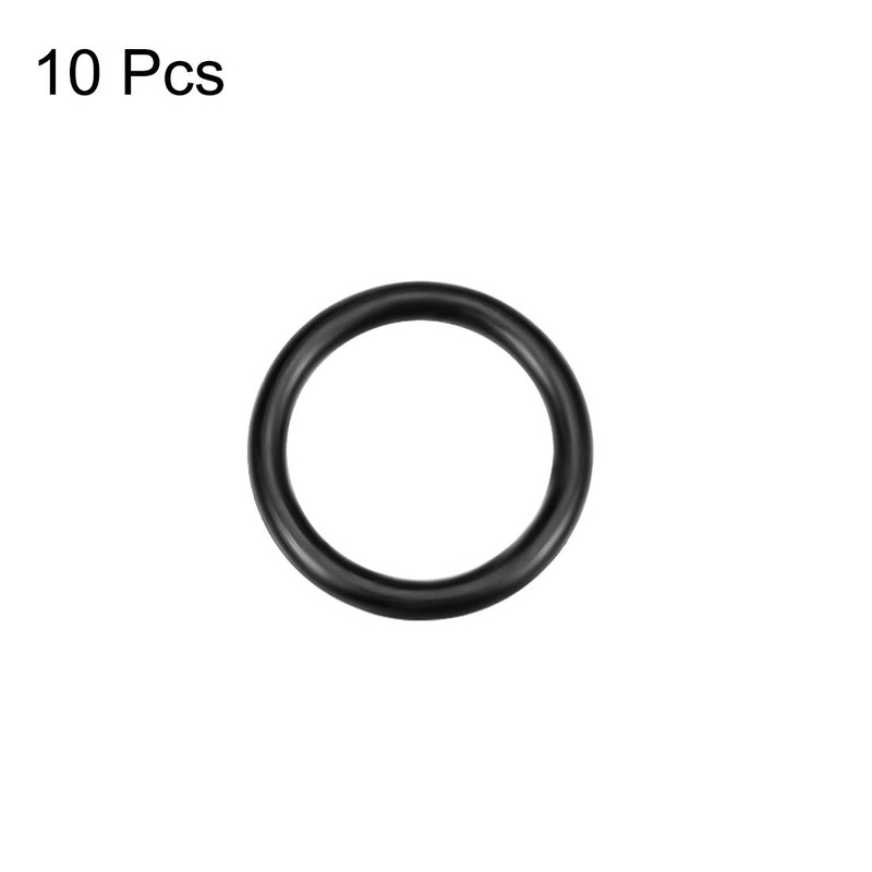 sourcing map Metric Nitrile Rubber O-Rings Seal 13 mm AD