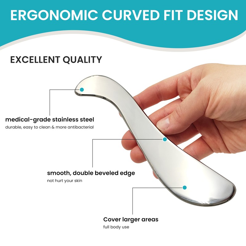 Stainless Steel Muscle Scraper Tools, Myofascial Release, Soft Tissue Massage,