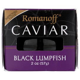 Romanoff Caviar, Black Lumpfish, 2 Oz., (Pack of 3) by T. Marzetti