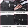 2 Pack Dance Costume Bags with 3 Transparent Zipper Pockets,