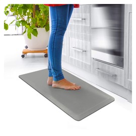 Floortex Comfort Anti-Fatigue Mat, Rectangular 20 x 32 Inches, Grey (CC2032GRY)
