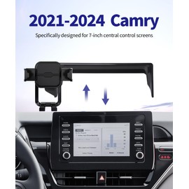 Masergogo Car Phone Holder for 2021-2024 Toyota Camry/Hybrid, 7-inch Screen Fixed Clip, Auto Accessories Navigation Bracket, Interior Decoration Mobile Phone Mount, 360° Rotation