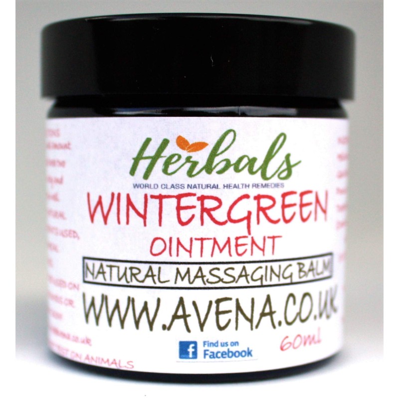 ISRKU Wintergreen Essential Oil Muscle Rub Ointment Liniment (60ml)