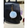 MBZRQKZS Fluffy Faux Rabbit Fur Pompoms Keyring Car Key Soft