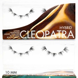 GAZELLE Luxury Cleopatra Natural Lash Clusters 10mm, Soft Korean Silk PBT Fibers Wispy Eyelash Clusters, DIY Cluster Eyelash Extensions, Comfortable Wear, Lasts 10 days - 10 Individual Lashes