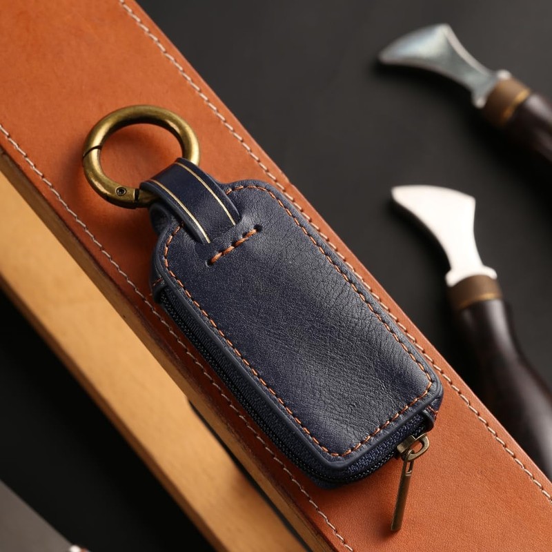 Smasol Tebra Key Case, Genuine Leather, Clavis Compatible, Mansion, Handsfree,