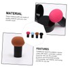 Outanaya 4pcs Portable Powder Puff Makeup Sponge Mushroom Shaped Face