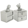 Tooth Box Metal Cute BearShape Storage Case with 2 Drawers