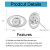 Earring Support Backs, AKRUWELRY Earring Lifter Backs for Droopy Ears