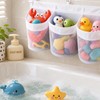 XZSKD Bath Toy Storage, Bathroom Toy Storage Bag with Multiple