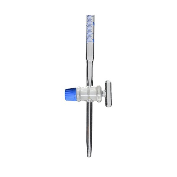 Burette, 10ml - 17" Long, 0.5" Diameter, Class B, DIN