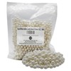 Pearl White Edible Candy Beads 8 Ounce SIZE: 7MM For