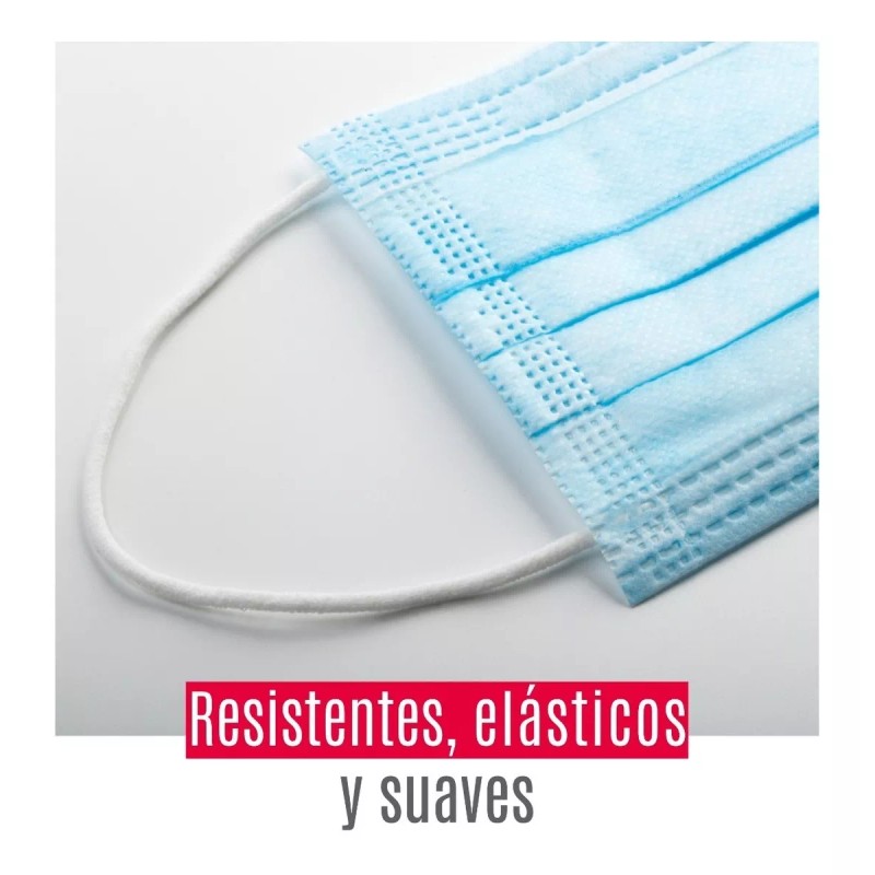 Emergency Tapabocas Tricapa Termosellados Desechables Emergency 50pz