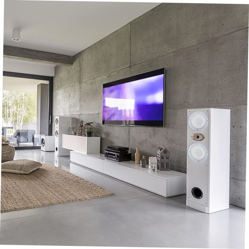 Operitacx 2Pcs Speaker Protector Cover White Decorative Speaker for DIY