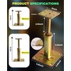4 Pack House Floor Jacks, Adjustable Jack Post for Leveling,