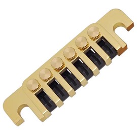 Xtahdge LP Electric Guitar Tune O Matic Bridge Pull Plate Tailpiece Reversible String Cord Guitar Roller Saddle Bridge TP-6 Bridge Stop Rod Les Paul/SG/ES/EPI Gear Replacement Parts Compatible