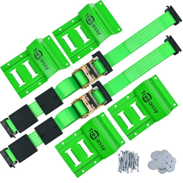 Trekassy Wheel Chock Tie Down Kit Ultimate Heavy Duty Trailer