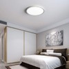TALOYA LED Ceiling Light Living Room White, 15.8 Inch Thin