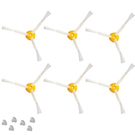 6 Pcs 3-Armed Side Brush For iRobot 500 600 700 Series 560 630 650 760 770