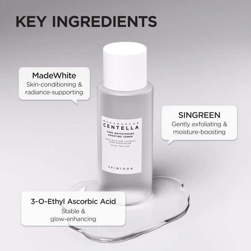 SKIN1004 Tone Balancing Boosting Toner, Korean Face Toner for Dark