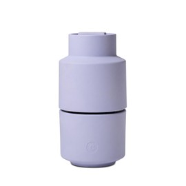 Crushgrind Billund Spice Mill with Ceramic Grinder, Purple, Salt and Pepper Mill with Adjustable Grinding Level for Coarse Salt, Herb Mill Made of High-Quality Sustainable Materials (Lavender)