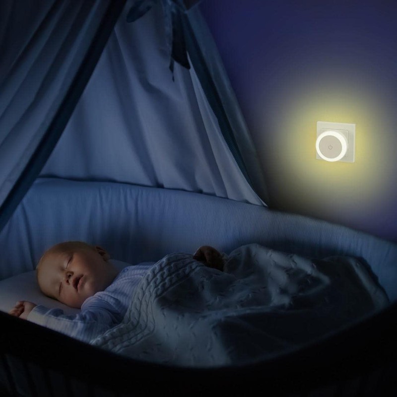 Hama LED "Touch Switch" Night Light for Socket, Touch Sensor,