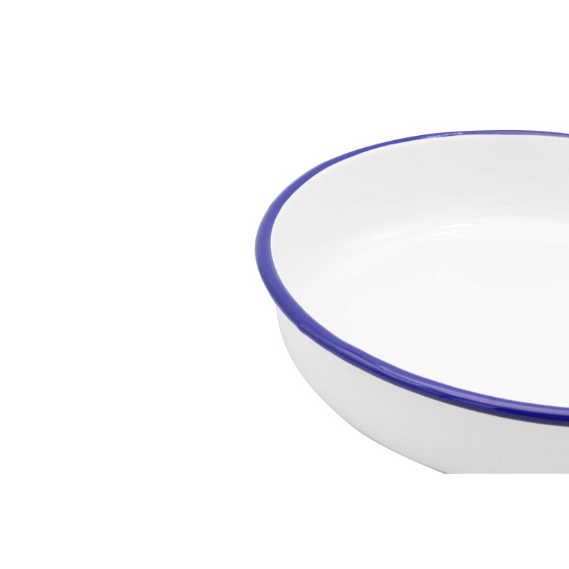 Krüger AUFLAUFFORM 24CM RUND EMAILLI