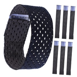 Totority 6Pcs Softball Sleeve Straps Elastic Cuff Holders for Shirts Durable Comfortable Fixing Accessories for Sports Casual Wear Non Slip Design Grey