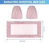 2 Pack Bariatric Hospital Bed Sheets - 42x80x12 Inch Deep