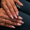 Sxvme Uñas Postizas De Acrílico Reutilizables Con Forma De Almendra,