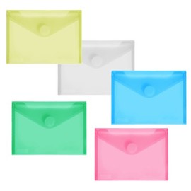 FolderSys Set of 10 Polypropylene Envelopes - Document Folders / Wallets A6